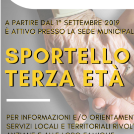 SPORTELLO TERZA ETÀ